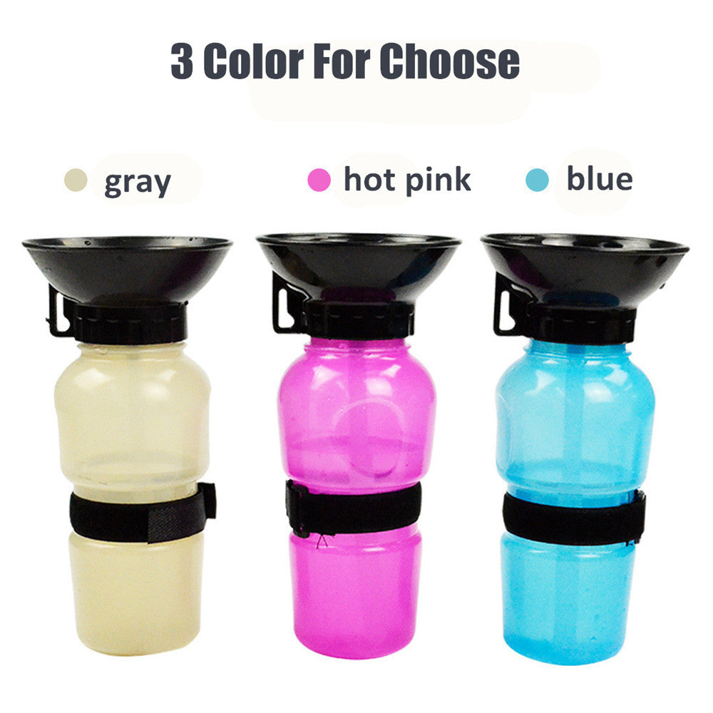 Pet Drinking Water Bottle Squeeze Type Portable