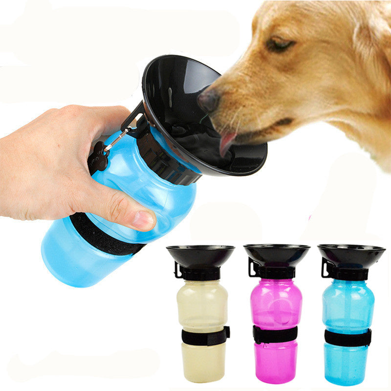 Pet Drinking Water Bottle Squeeze Type Portable