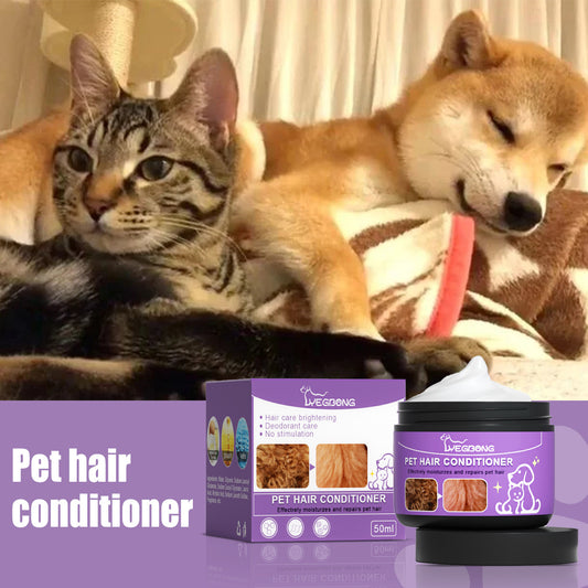 Pet Hair Cleaning Care Fluffy, Soft and Unknotted Hair Cream